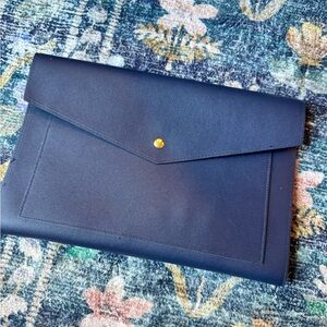 Glass Ladder and Co. Navy Clutch Portfolio